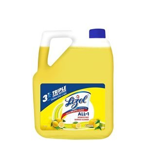 Lizol Disinfectant Surface & Floor Cleaner Liquid, Citrus – 5 Litre | Suitable for All Floor Cleaner Mops | Kills 99.9% Germs| India’s #1 Floor Cleaner