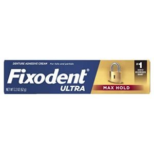 Fixodent Ultra Max Hold Dental Adhesive, 2.2 oz