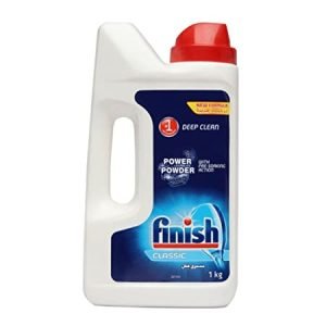 Finish Classic Dishwasher Detergent Powder- 1Kg | Recommended by Most Dishwasher Brands