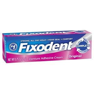 Fixodent Fixodent Denture Adhesive Cream Original Strong And Hold