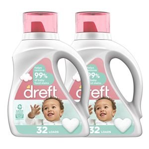 Dreft Stage 1: Newborn Baby Liquid Laundry Detergent, 89 Loads 128 Fl Oz, 1 Choice Of Pediatricians