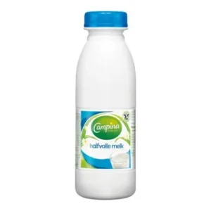 Campina semi-skimmed milk cap (6x 50cl)