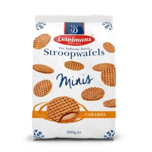 Daelmans Mini Syrup Waffles Caramel (12x 200gr)
