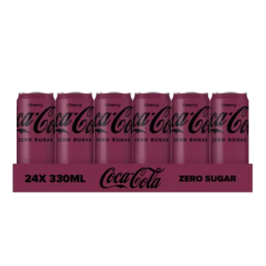 Coca-Cola Zero Cherry Can (24x 33cl)