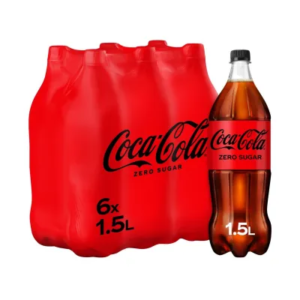 Coca-Cola Zero Sugar Pet (6x 1.5 liters)