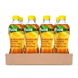 Fuze Tea Sparkling Black Tea Cap (12x 40cl)