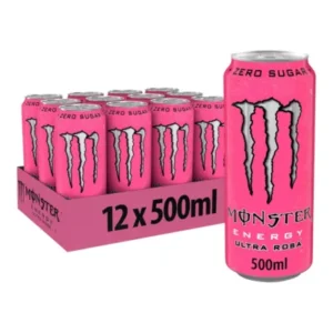 Monster Energy Ultra Rosa Zero Sugar Can (12x 500ml)