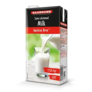 Naarmann semi-skimmed milk uht 1.5% pack (12x 1 liter)