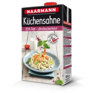 Naarmann cooking cream 20% pack with screw cap (1 liter)
