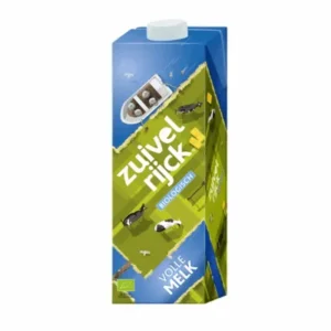 Zuivelrijck Organic Whole Milk carton (12x 1 liter)