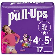 Pull-Ups Girls’ Potty Training Pants Size 6 4T-5T