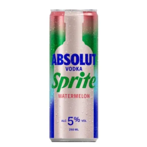Absolut Vodka & Sprite Watermelon can (12x 250ml)