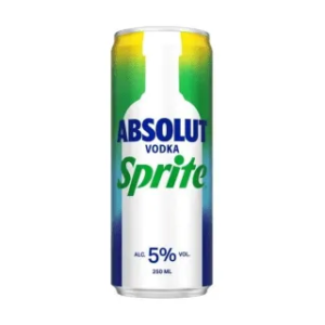 Absolut Vodka & Sprite Can (12x 250ml)