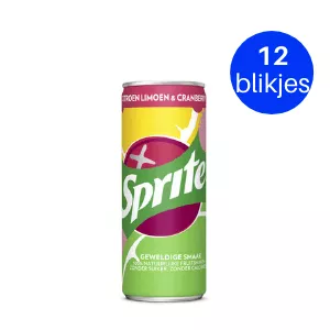 Sprite refresh cranberry can 25 cl